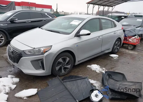 2017 Hyundai Ioniq Hybrid Sel from USA, damaged, VIN KMHC75LC4HU047902
